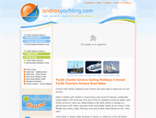 Tablet Screenshot of androsyachting.com